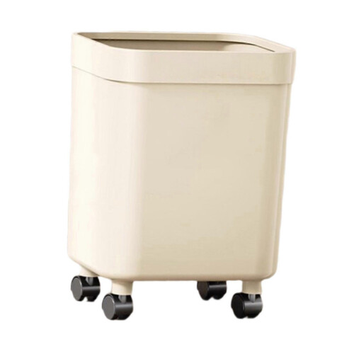 Trash Can Practical Portable Easy to Clean Waste Bin for Office Bedroom Home
