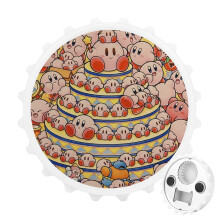 Kirby Bottle Opener with Magnetic Fridge Sticker 1pc