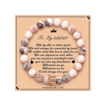 Love Pendant Bracelet Beaded Gift Card Bracelet