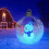 4ft Inflatable Christmas Ball with LED Light 1