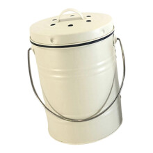Indoor Compost Bin 3L Sealed Portable Composting Container for Kitchen Yard