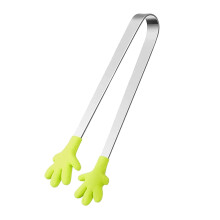Pinze da cucina in acciaio inox con testine in silicone, 20 cm (8 pollici)