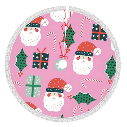 Christmas Tree Skirt 36 Inch Rustic Holiday Decor