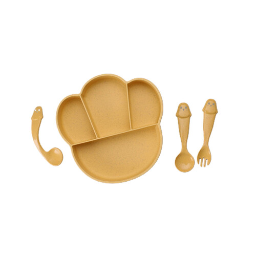 Kids Divided Plate PP Reusable 20cm 1