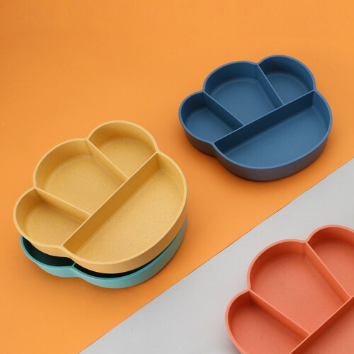 Kids Divided Plate PP Reusable 20cm 2