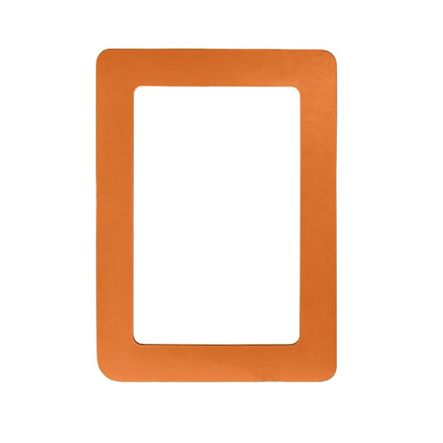 Magnetic Photo Frame for Refrigerator 4x6 Orange