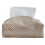 Copri scatola per fazzoletti in cotone e lino, 20x10x8 cm 1