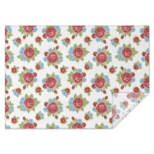Nappe rectangulaire en polyester Ă motif floral 152 x 213 cm