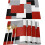 Abstracte placemats met kleurblokken, set van 4 1