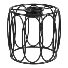 Abat-jour suspendu cage Ă oiseaux en fer noir 8,8 cm