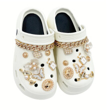 Crocs cipődíszek, csillogó kiegészítők, 18 db