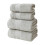 Ensemble de serviettes de bain en coton Elainilye, 4 pièces 1