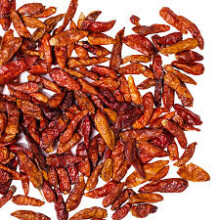 Organic Pure Whole Dried Birds Eye Chillies 1Kg
