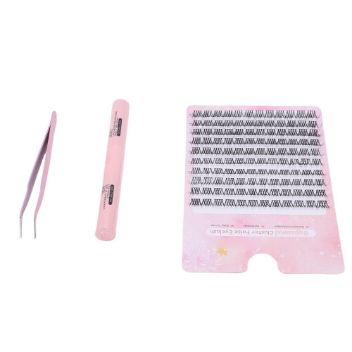 Wimperncluster Kit w55 Fluffy normaler Look mit Kleber
