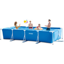 Intex Rectangular Frame Pool Set with Filter Pump - 84cm x 450cm x 220cm