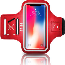 Husă rezistentă la apă TRIBE pentru iPhone și Galaxy - Compatibilă cu Pro Max, S Ultra, Plus, Edge, Note - Curea reglabilă, Buzunar pentru chei
