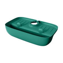 Loopsun Griglia di scolo antispruzzo per rubinetto, tappetino di raccolta dell'acqua per lavello, tappetino antiscivolo per piano di lavoro, spugna