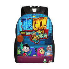 Zaino Teen Titans Go, borsa per la scuola, borsa per libri per bambini, zainetto casual per ragazzi e ragazze