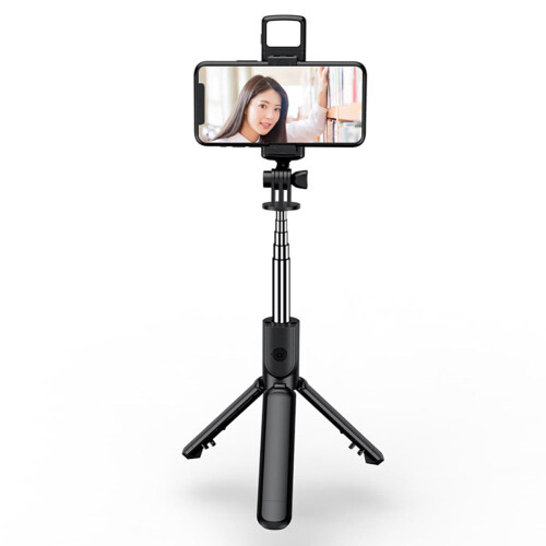 Μίνι Selfie Stick, Τρίποδο Χειρός με Αποσπώμενο Ασύρματο Τηλεχειριστήριο και Μίνι Βάση