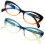 Women's Cateye Reading Glasses Anti-Blue Light UV 1
