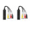 2X USB2.0 Easy Cap Video TV DVD DVR Inspelningsadapter Easier Cap USB Videoinspelningsenhet Stöder Win10 1