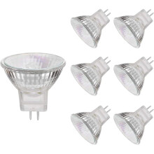 Lampadine alogene MR11, 20W12V Lampadine spot alogene MR11GU4, luce bianca calda, confezione da 6 [GPA]