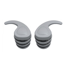 Bouchons d'oreilles antibruit pour dormir, bouchons d'oreilles de natation en silicone étanches pour adultes (gris)