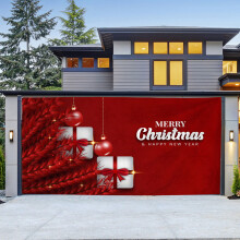 Christmas outdoor garage door tapestry holiday decoration