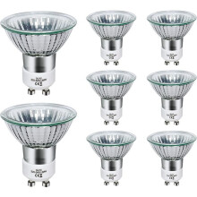 GU10-Halogenlampe, 50 W, dimmbar, 220 V, 2-polig, 2800 K warmweißes Licht, 700 Lumen – Perfet-WELLNGS