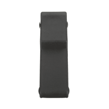 Lot de 2 loquets de porte flexibles à tirer, 3,8 pouces, en caoutchouc souple noir, à centre de gravité C7-10
