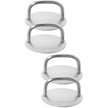 Conjunto de 4 Puxadores de Tampa Práticos para Panelas e Panelas Domésticas - Acessórios Substituíveis para Tampas de Panelas e Panelas