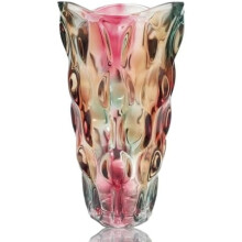 Vase en verre de Bohême 24 cm – Violet irisé scintillant
