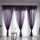 Transparent voile gardinpanel – polyester, 200 cm x 100 cm 1