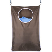 Oxford Cloth Hanging Laundry Hamper with Hooks