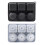 Large Ice Cube Tray Reusable Slow-Melt 12-Cavity 1