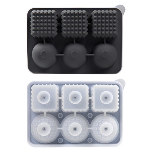 Large Ice Cube Tray Reusable Slow-Melt 12-Cavity