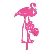 Metal Flamingo Garden Statue Outdoor Decoration