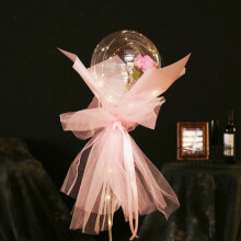 Bouquet de roses lumineuses en ballons LED, idéal pour la Saint-Valentin, Noël, un mariage, un anniversaire ou toute autre fête. Cadeau parfait
