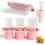 MGEZCOO silicone ice cube tray with lid, 3-compartment 1