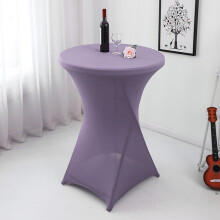 Spandex Round Tablecloth 30-32" Dia x 42" H