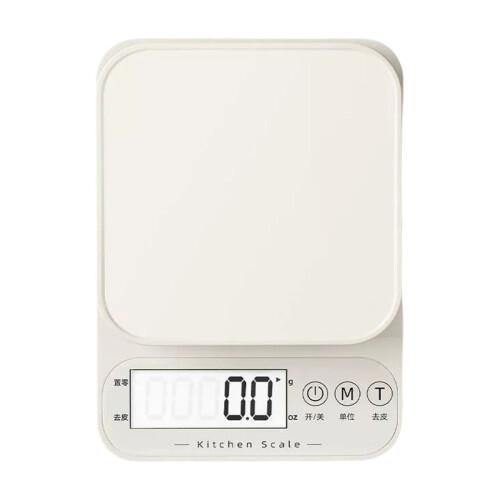 Kitchen Scale Digital 1g–10kg White