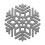 Snowflake Dining Table Mats Heat Insulating Geometric 4-Pack 1