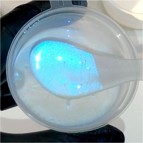IT Blue Interference Pigment Epoxy Resin Art Craft 30 ml