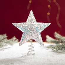 Christmas Tree Topper Silver 1 Pack