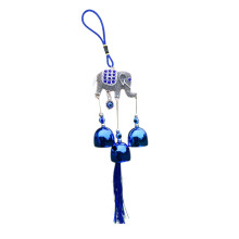 Blue Eyes Metal Wind Chimes with Tassel Pendant
