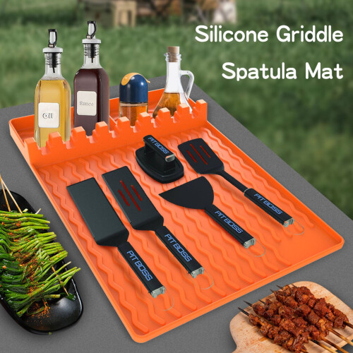 Tapis de grille latérale de four en silicone pour plaque de cuisson Blackstone