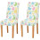 Eggs Bunny Blommor Stolsöverdrag Set med 4 1