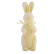 Paashaasje van fluweelachtig geel schuim, 20 cm