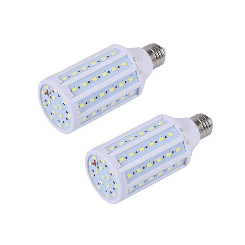 Ampoules LED maïs 15W 6000K E27 (lot de 2)