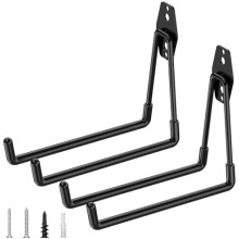 Crochets muraux de garage robustes – Acier, ensemble de 12 pièces